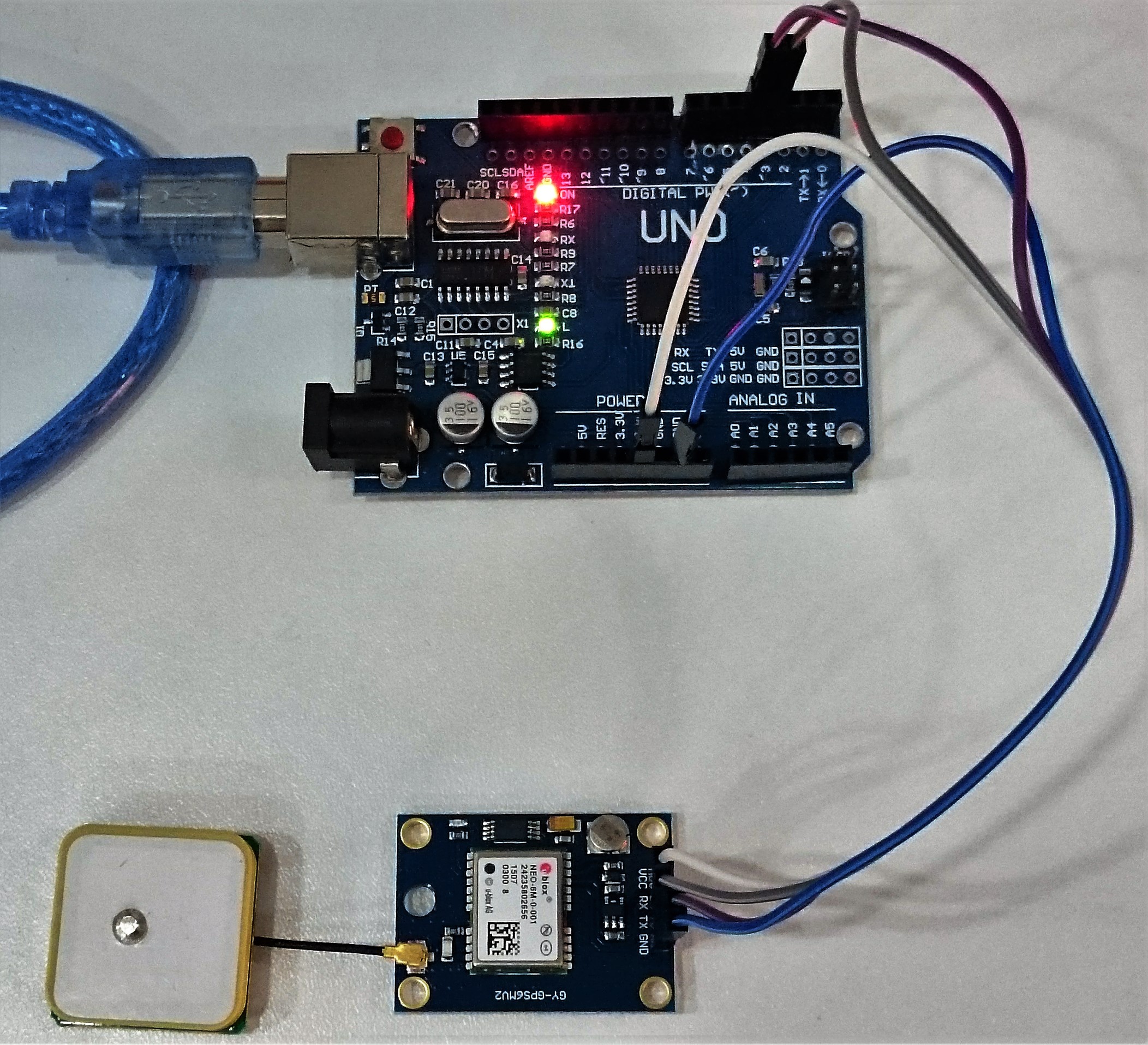 Arduino Uno İle GY-NEO6MV2 GPS Modül Kullanımı