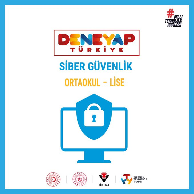 DENEYAP Türkiye Siber Güvenlik Kitabı Ortaokul ve Lise Seviyesi [PDF İNDİR]